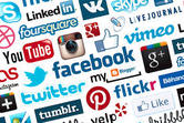 many social networks logos