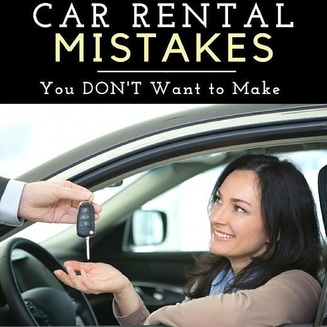 poster about car rental mistakes