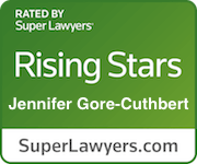 Georgia accidente de coche abogado Jennifer Gore-Cuthbert, Super Lawyers